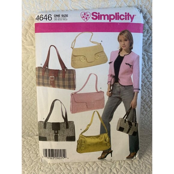 Simplicity Misses Handbag Sewing Pattern 4646 - uncut - Picture 6 of 10